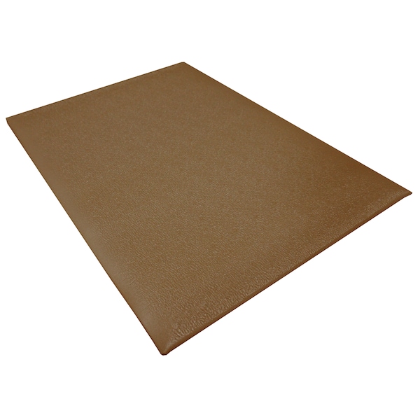 Transforming Technologies Cut Mat, Standard Anti-Fatigue, Brown, 3/8" x 2' x 3' FM22436B - main